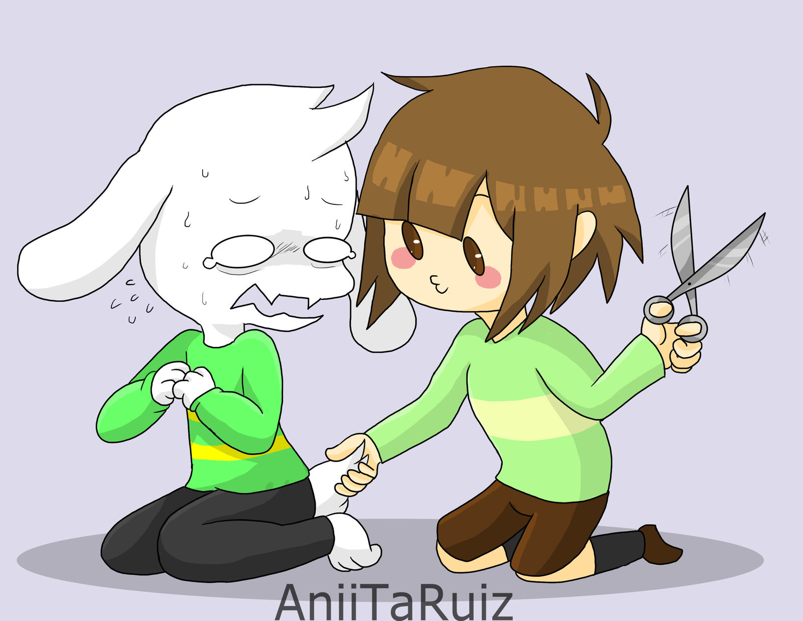 Asriel X Chara 2 by AniiTaRuiz on DeviantArt