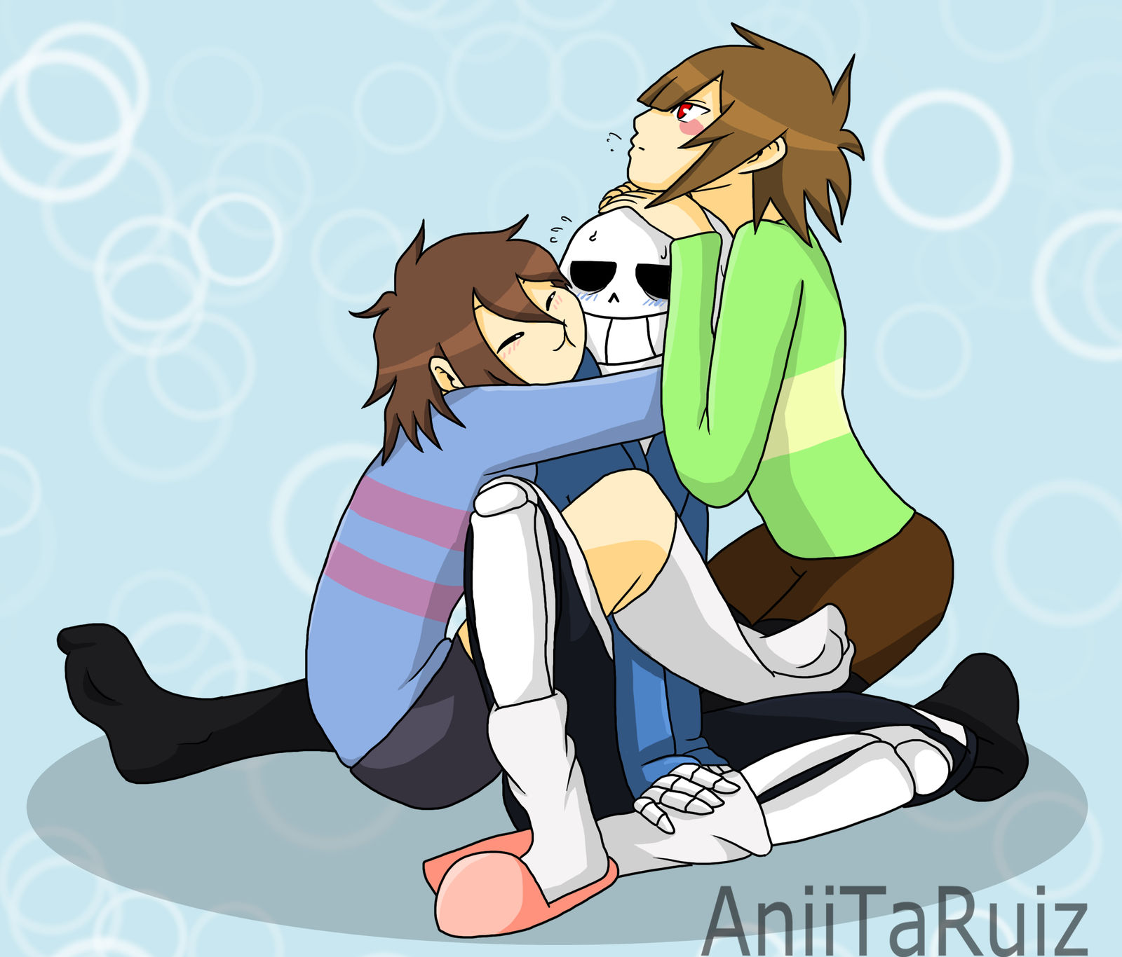 Sans X Frisk X Chara By Aniitaruiz On Deviantart Sans X Frisk X Chara By Aniitaruiz On Deviantart