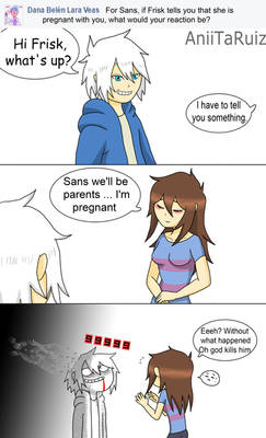 Sans x Frisk - we will be parents