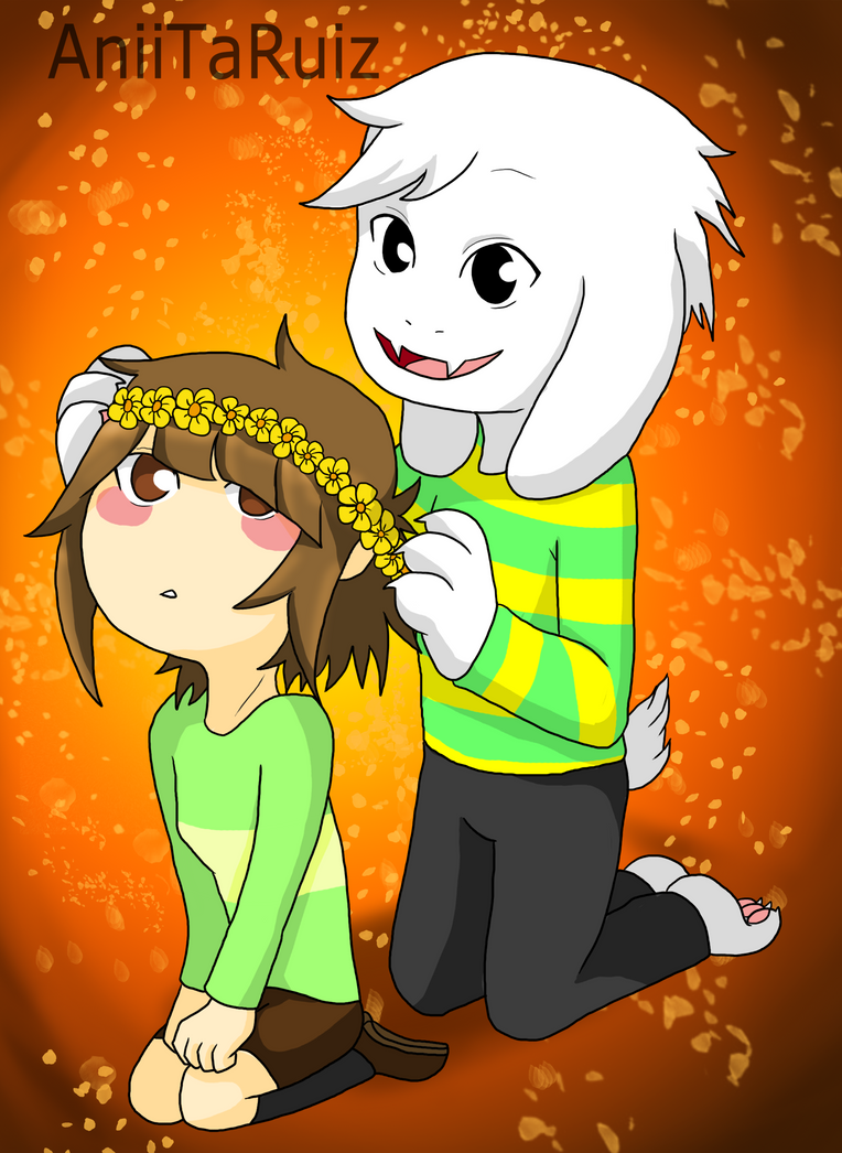 Asriel X Chara by AniiTaRuiz on DeviantArt