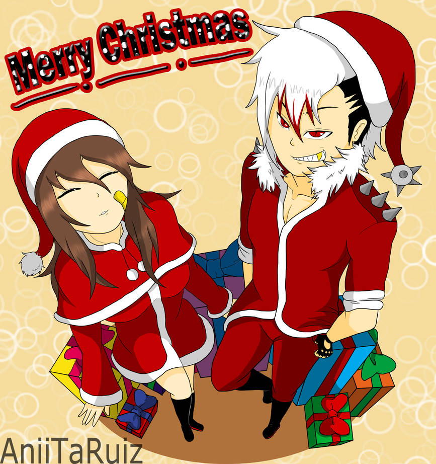 Sans X Frisk Underfell Merry Christmas By Aniitaruiz On