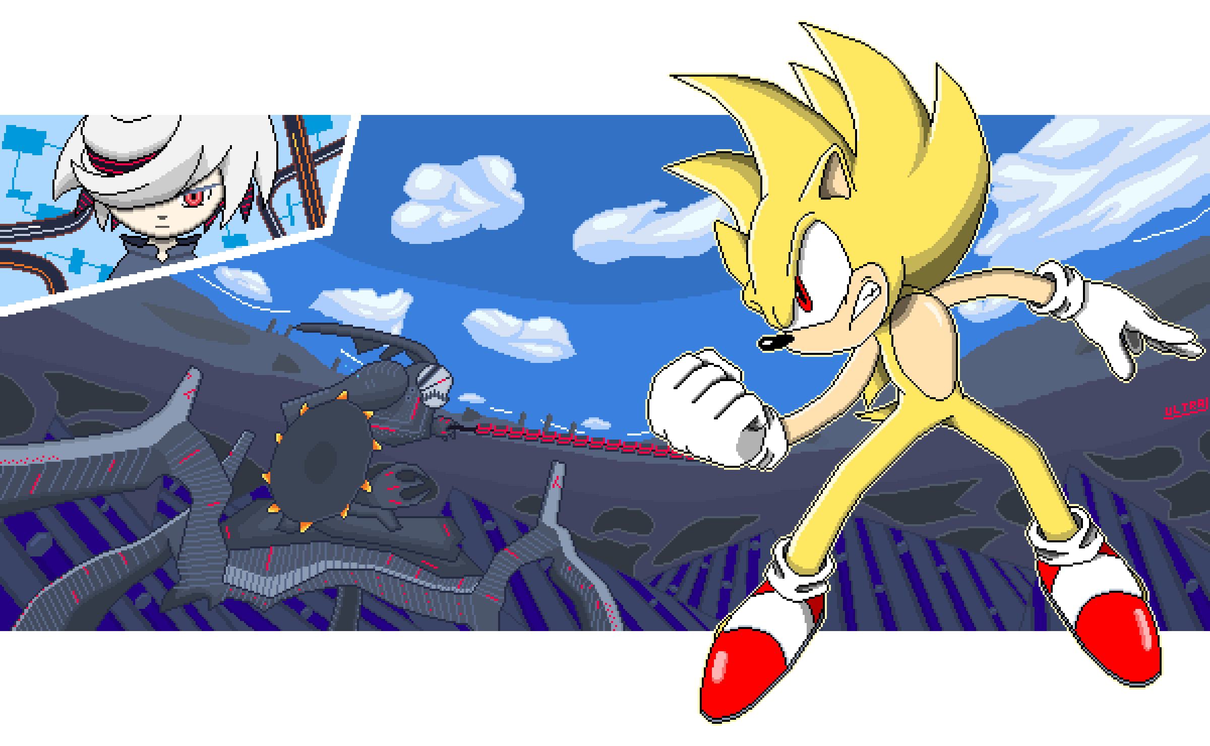 Super Sonic vs Hyper Sonic by leifii on DeviantArt. : r