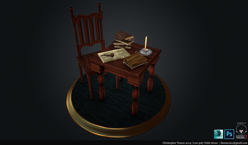 Table Scene by The-Masa on DeviantArt