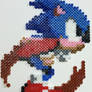 Perler Art: Sonic Running