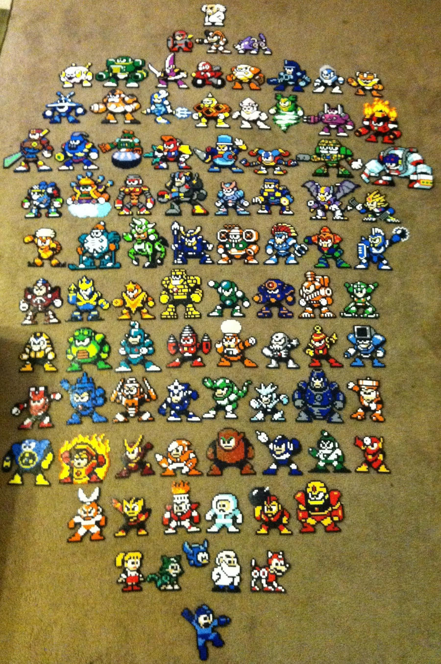 Megaman Perler Bead Cast By Thewiredslain On DeviantArt megaman-perler-bead-cast-by-thewiredslain-on-deviantart