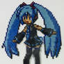 Perler Bead: Miku Vocaloid