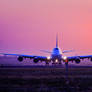 Boeing 747 / Expedite leaving runway