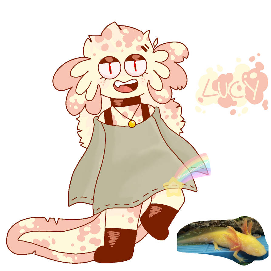 Axolotl Oc By ShootinKriStar By ShootinKriStar On DeviantArt axolotl-oc-by-shootinkristar-by-shootinkristar-on-deviantart