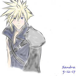 Cloud Strife Doodle! (Advent Children)