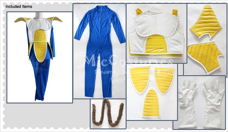 Dragon Ball Vegeta Cosplay Costume