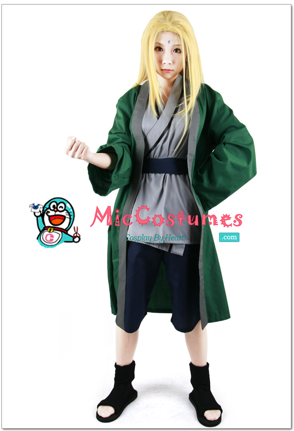 Naruto Green Tsunade Cosplay costume