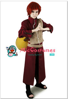 Red Naruto Gaara Cosplay