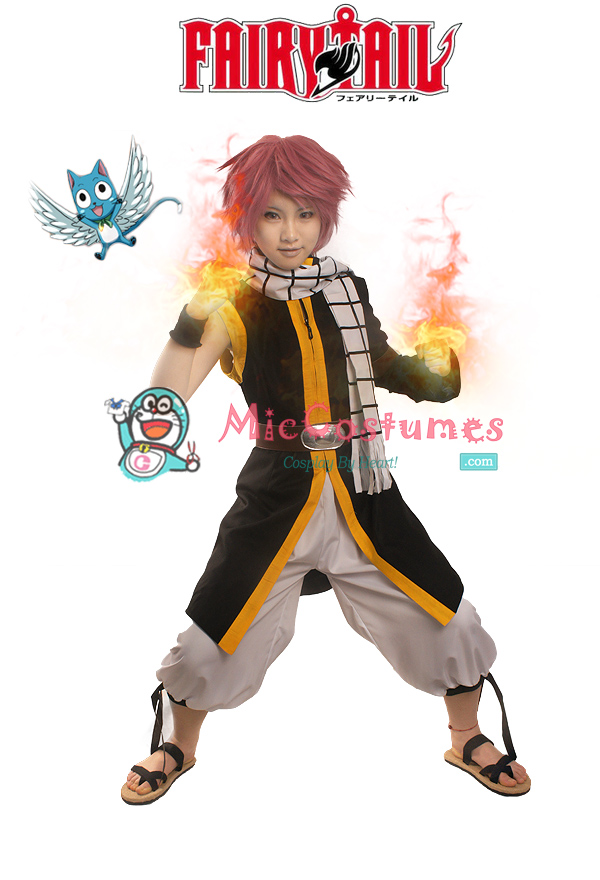 Fairy Tail Natsu Dragneel Cosplay Costume