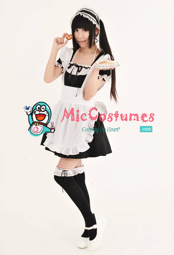 Classic Japanese Maid Cafe Costume