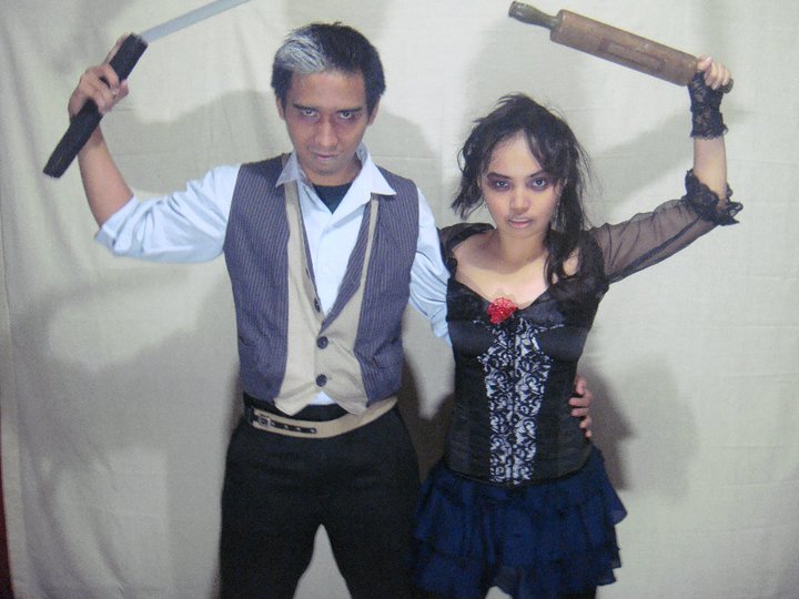 Sweeney Todd and Mrs. Lovett