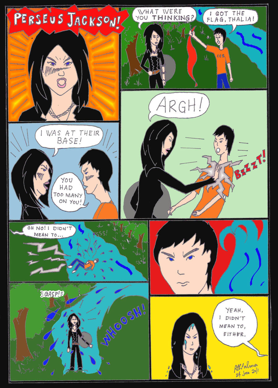 Percy vs. Thalia comic