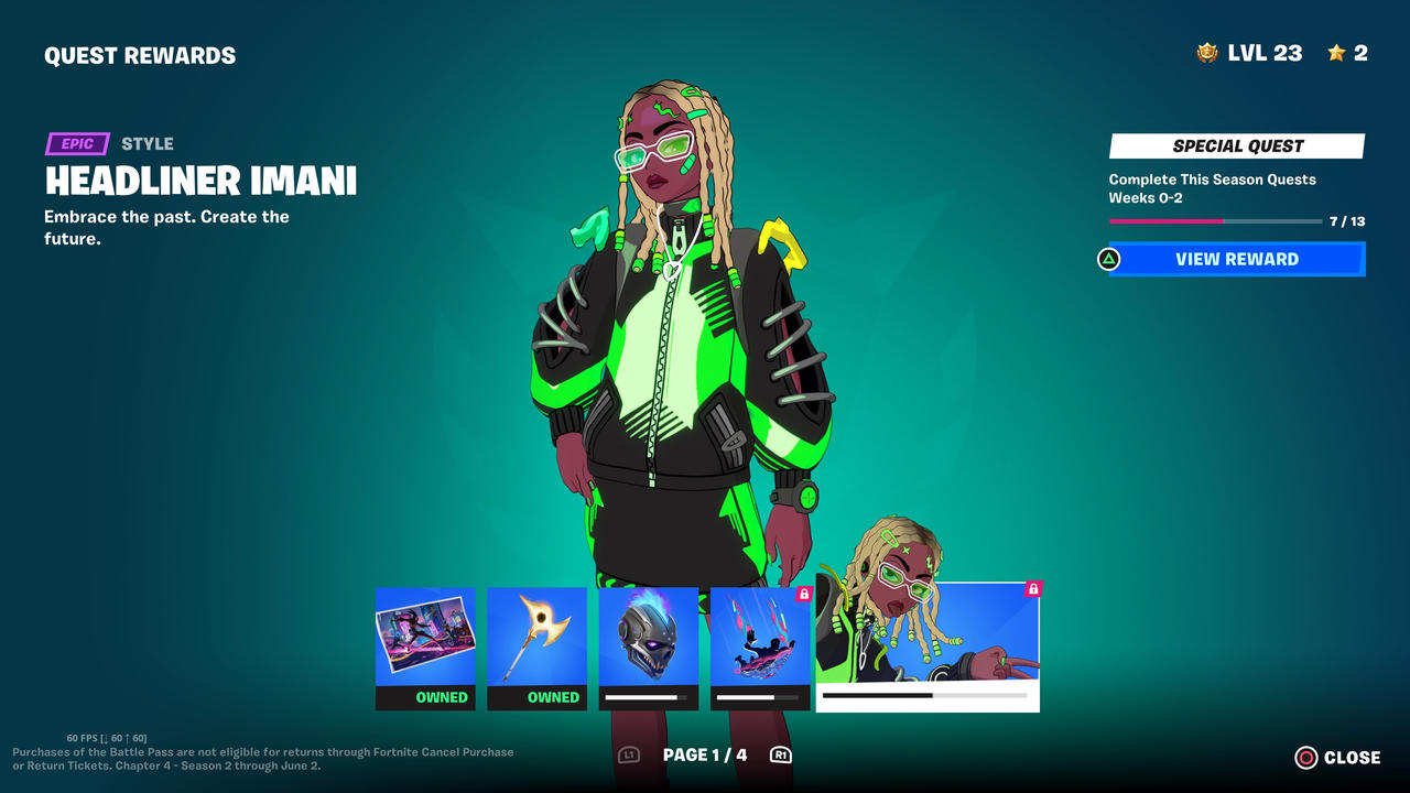 Fortnite Quest Rewards 1 by IamMarkEL on DeviantArt