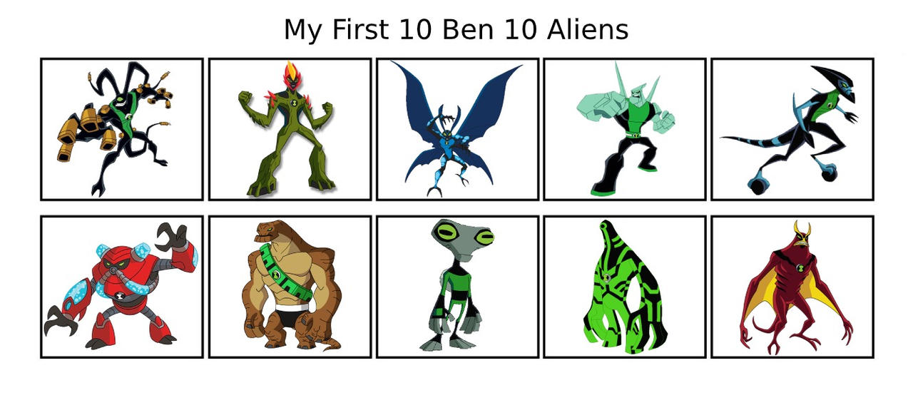 My First 10 Ben 10 Aliens by EnderKnight1 on DeviantArt