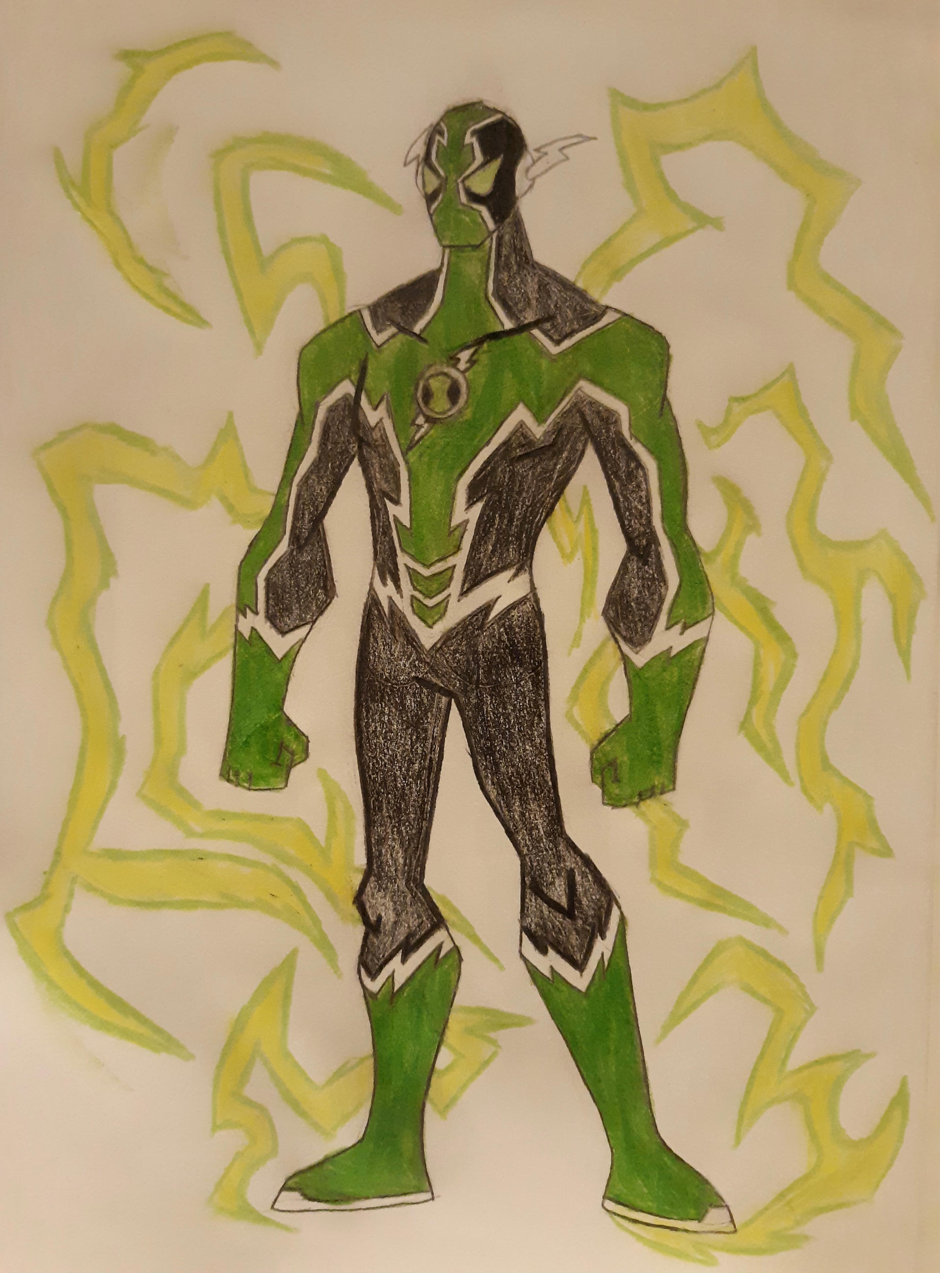 Tutorial speed drawing Alien X, Ben 10: Alien Force - tutorial como de