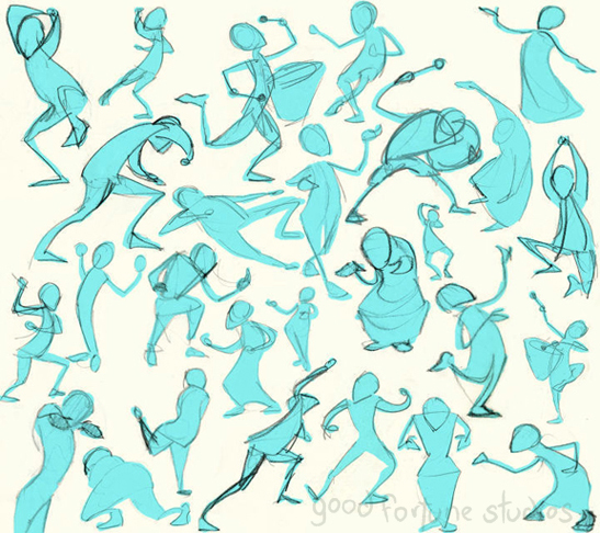 gesture poses...