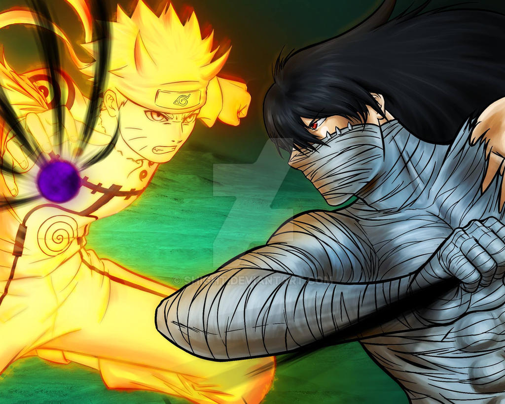 Naruto Vs Ichigo Colored