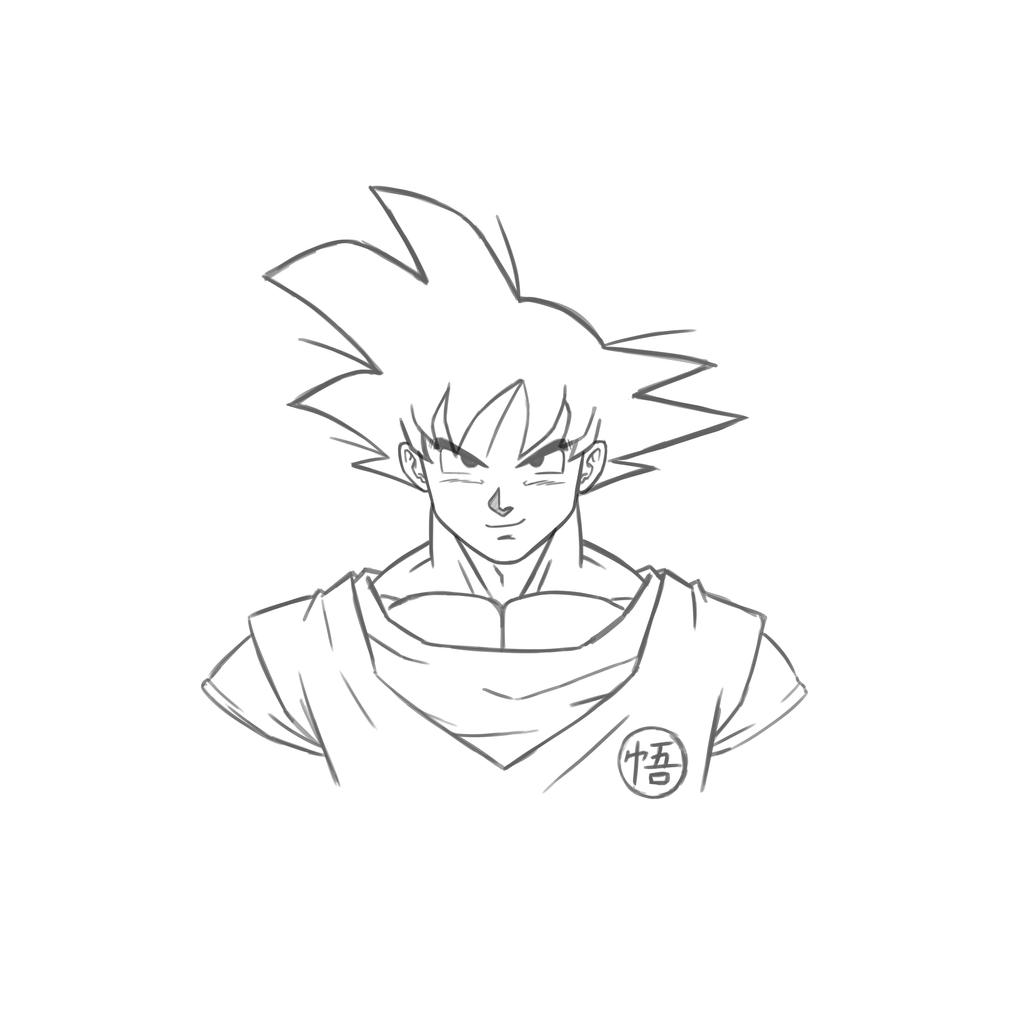 How to Draw Goku - Step by Step Tutorial by Shight on DeviantArt