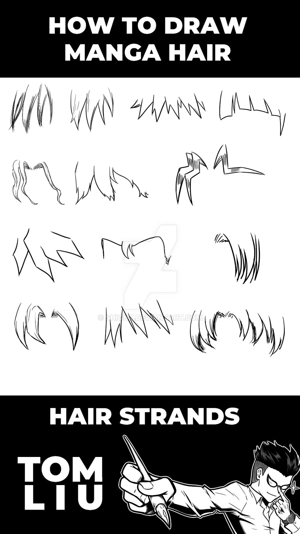 Learn Manga: Female Hair Styles by Naschi on DeviantArt