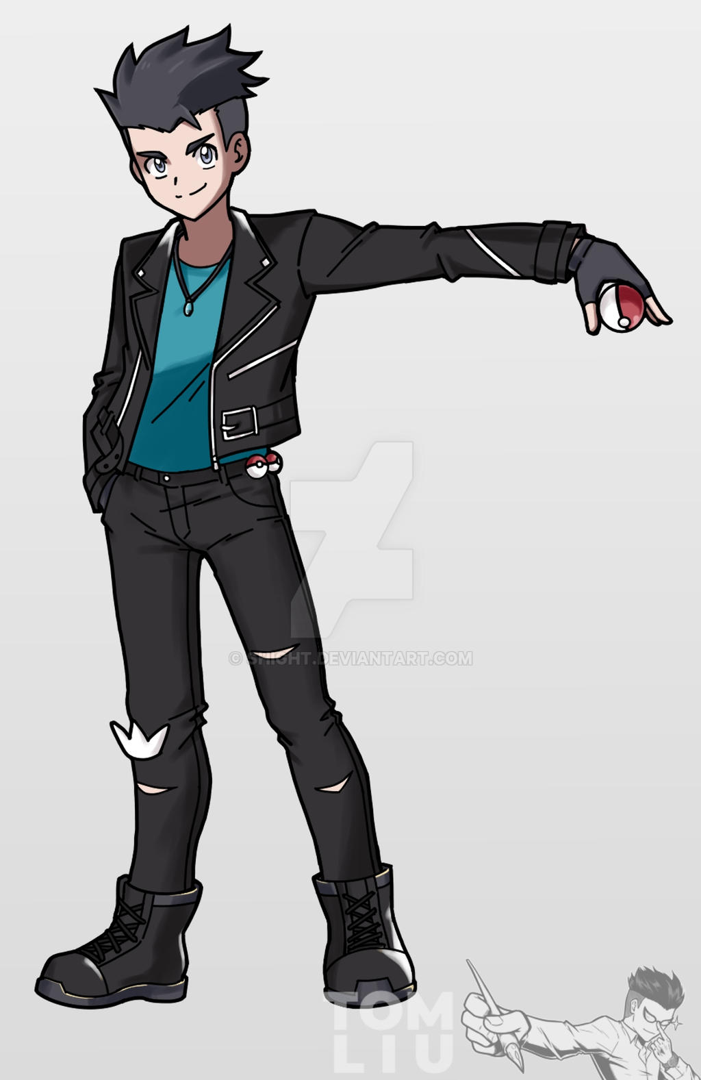 Me as Pokemon Trainer / Fire Gym Leader by Shight on DeviantArt