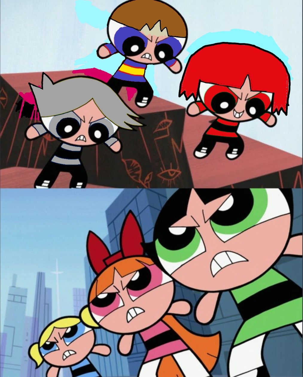 Utonium-puff Boys vs. Powerpuff Girls by LuthorthePPGfan2006 on DeviantArt