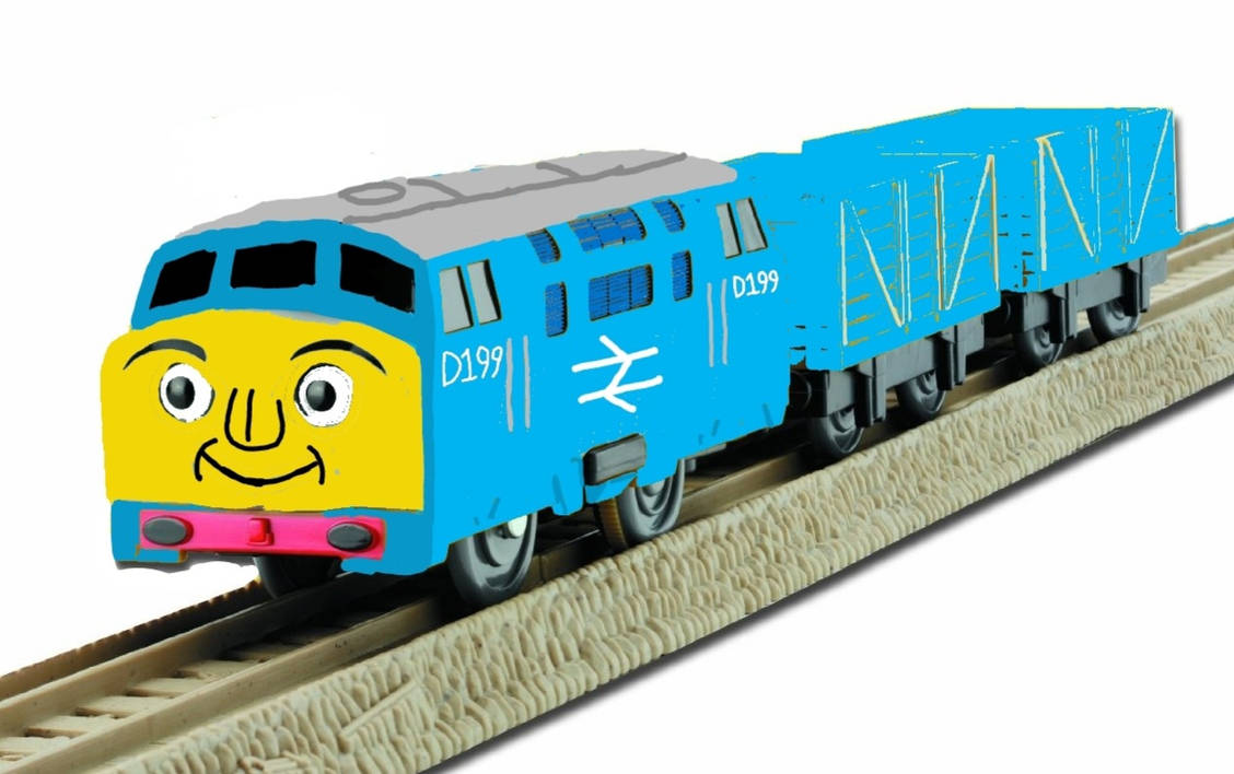 Customize Trackmaster Deviantart Roderick Lumpy TrackMaster HIT Toys Diesel 199 Custom by LuthortheBlackEngine on ...