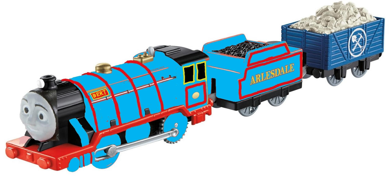 Trackmaster Revolution Bert custom by LuthortheBlackEngine on DeviantArt