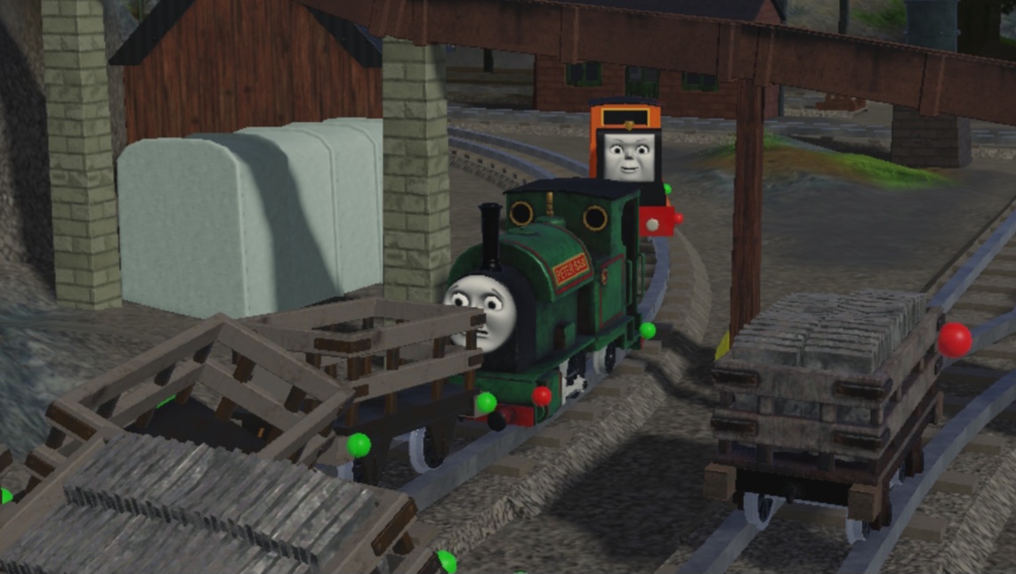 Rusty Helps Peter Sam by LuthortheBlackEngine on DeviantArt