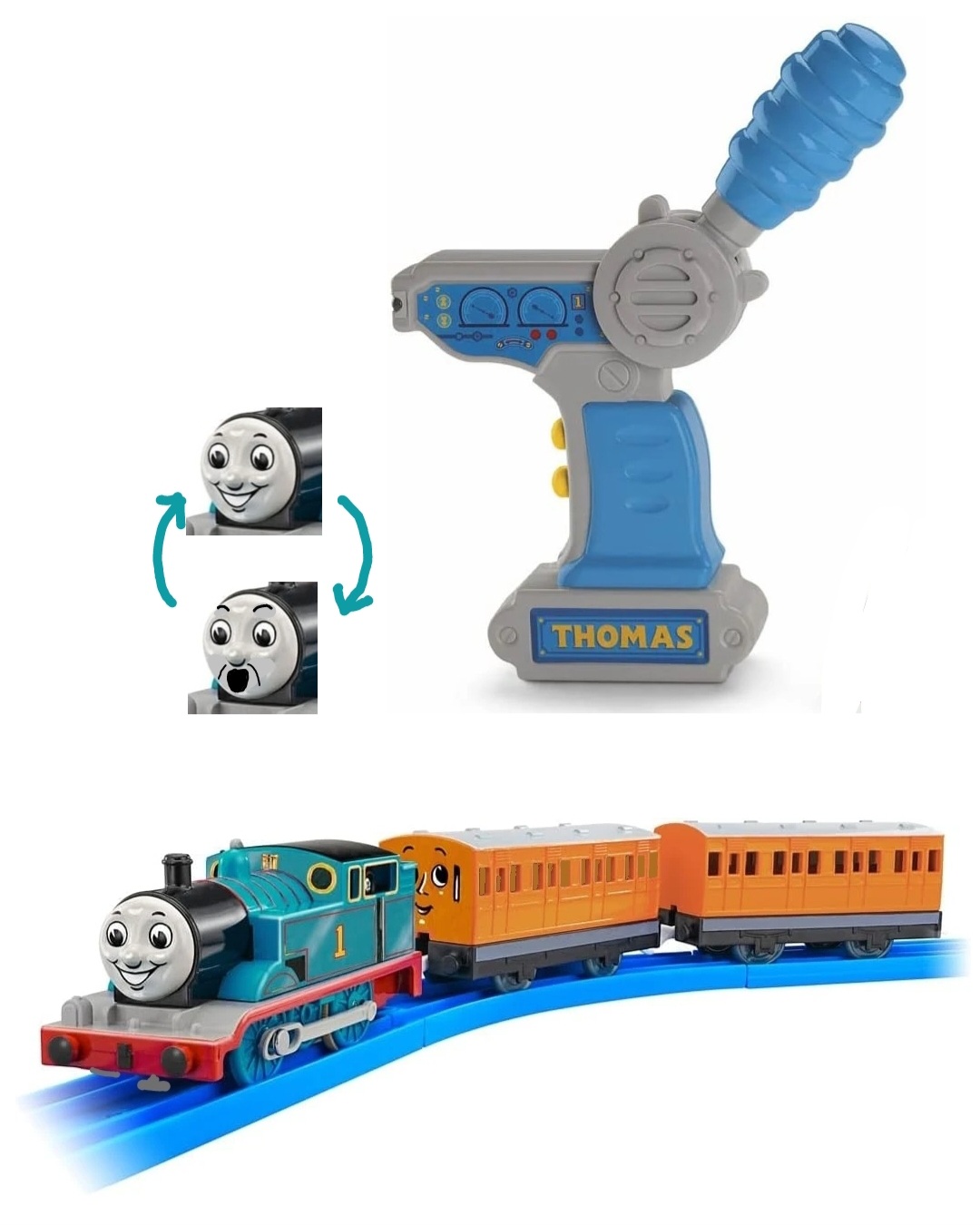 Plarail RC Flip Face RWS Thomas custom by LuthortheBlackEngine on ...