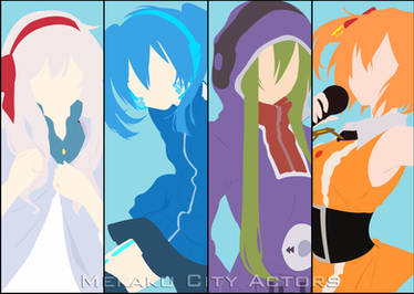 Mekaku City Actors Vector Art