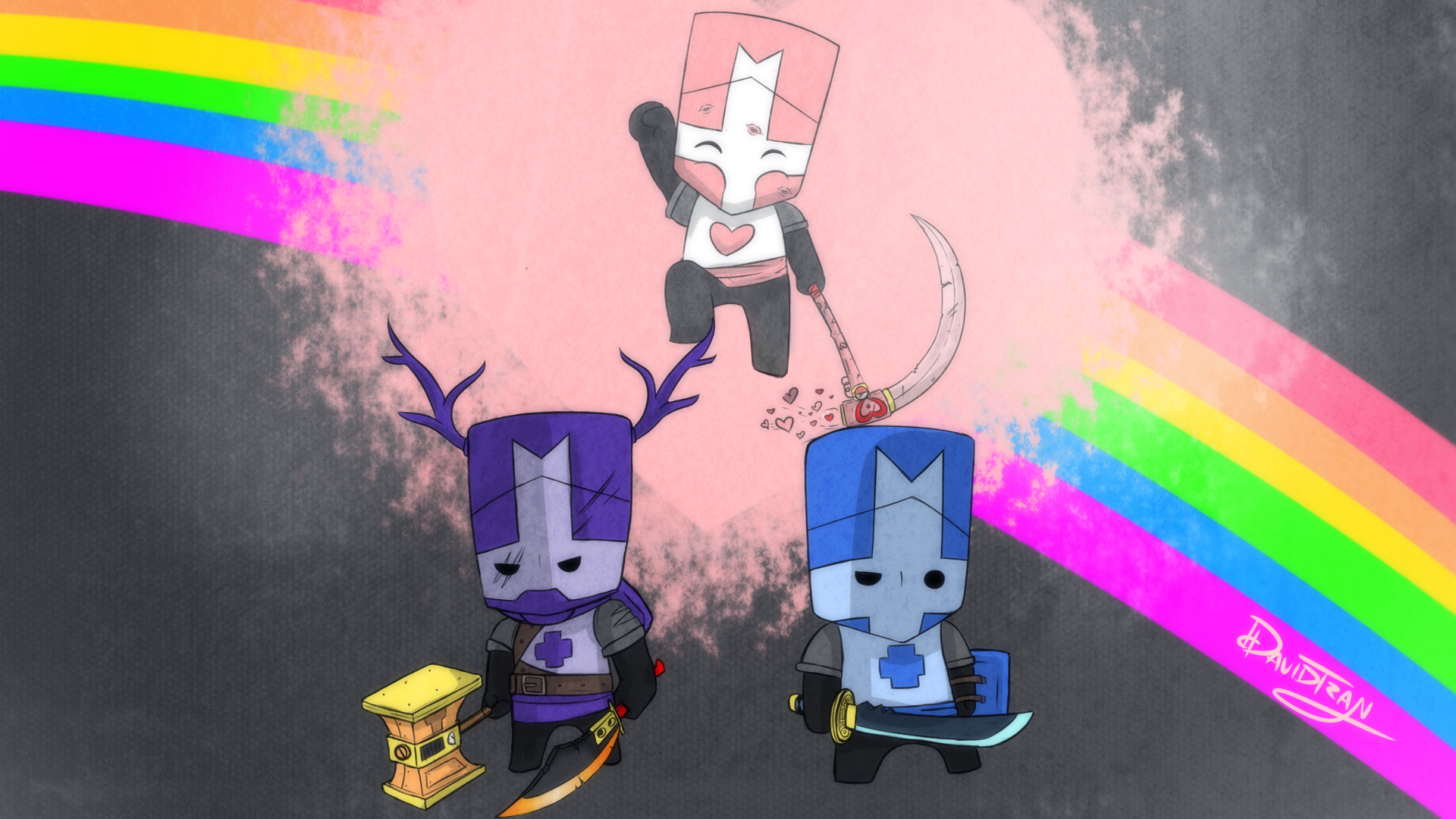 The Castle Crashers Knights by Arukun14 on DeviantArt