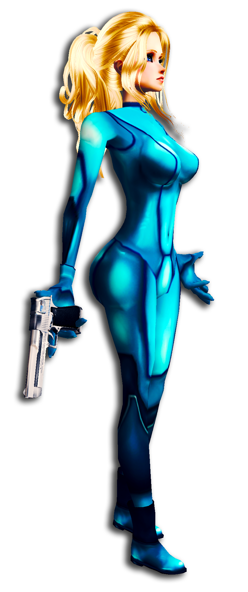 Cosplay - Lilyie as Samus Aran (Zerosuit)