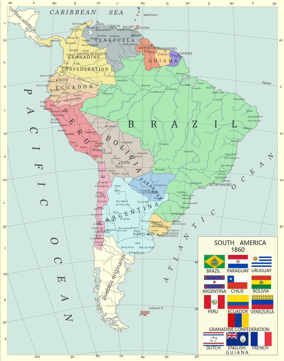 South America 1860 By Vadimkm On Deviantart