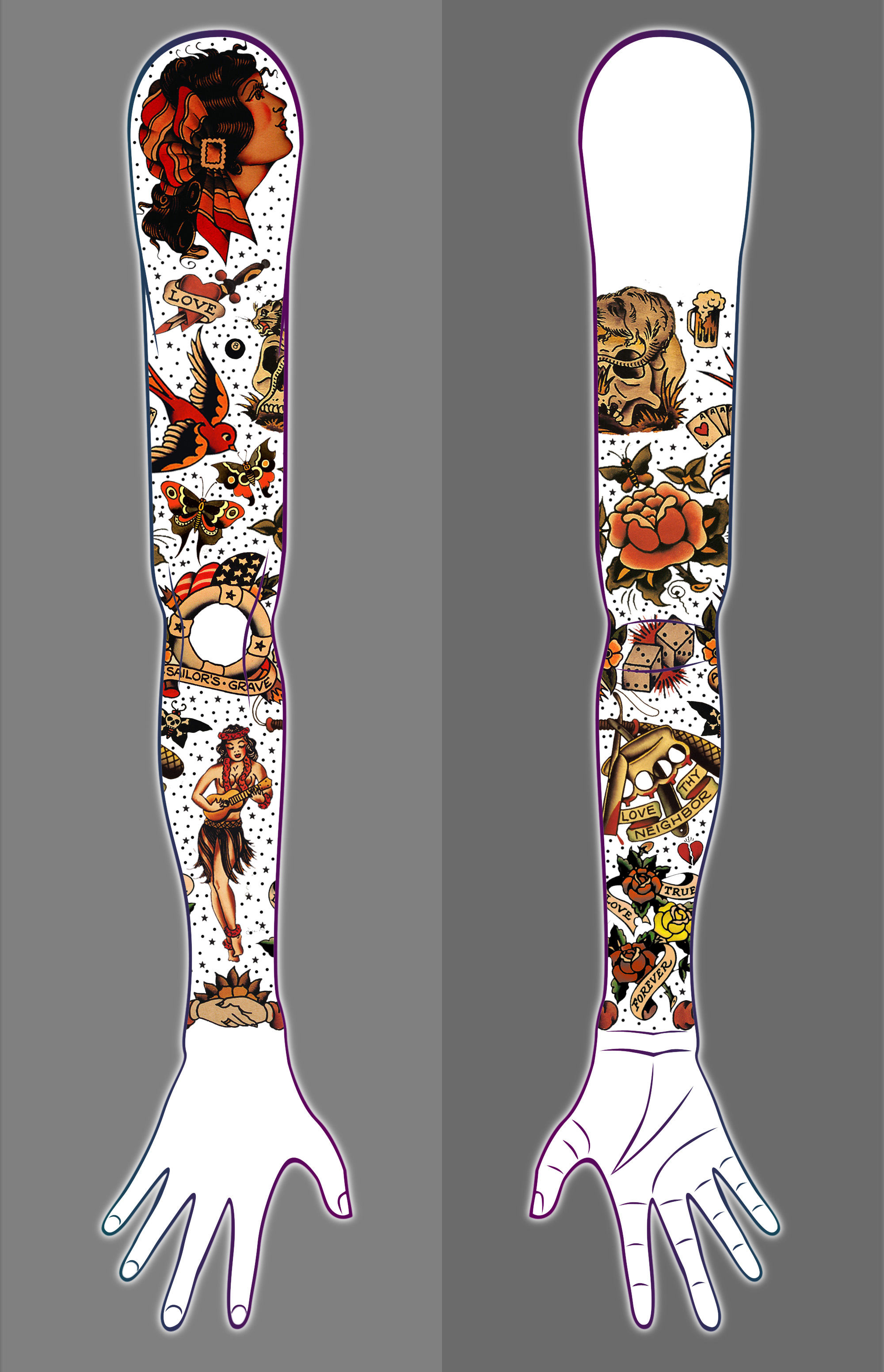 Sailor Jerry Sleeve By Nathanh0303 On Deviantart Sailor Jerry Sleeve By Nathanh0303 On Deviantart