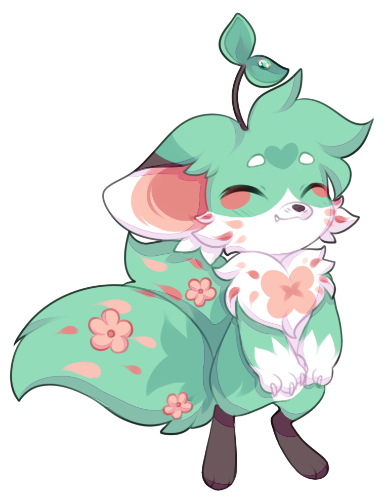 Anipuff 004 - Spring Kitsune by Aya-Bee on DeviantArt