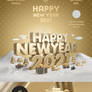 Happy New Year 2021 GOLD