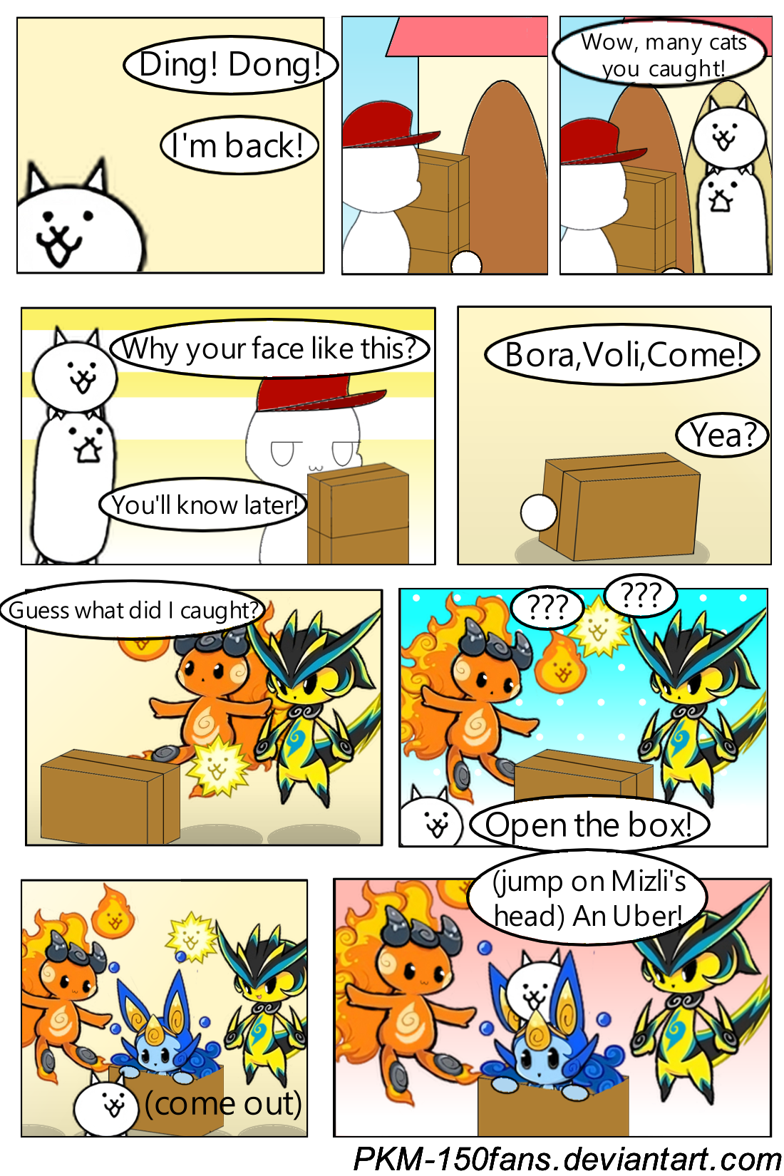 Battle Cats Comic Chapter 1 Page 1 by PKM-150fans on DeviantArt