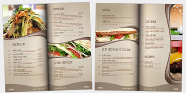 Cafe Mia Menu Design