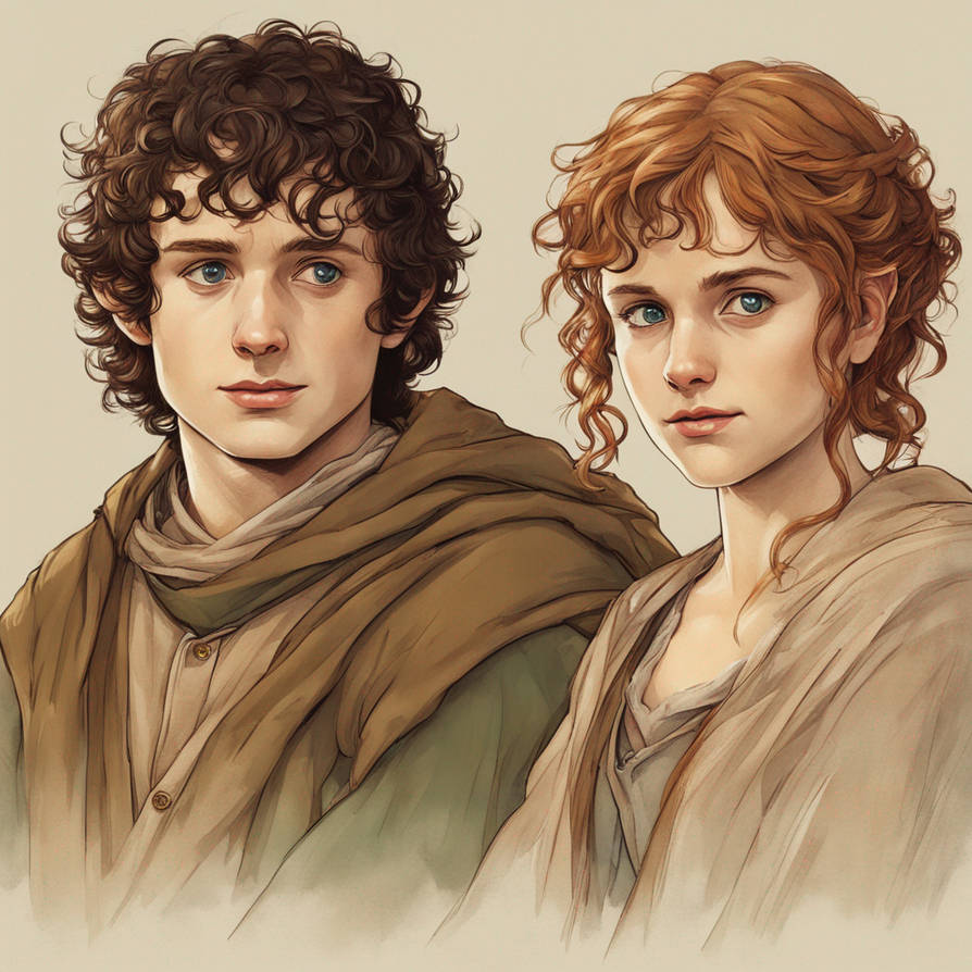 Frodo Baggins and female Samwise 2 by JoDo9 on DeviantArt