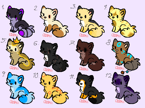 Kitties Adoptable Set 2