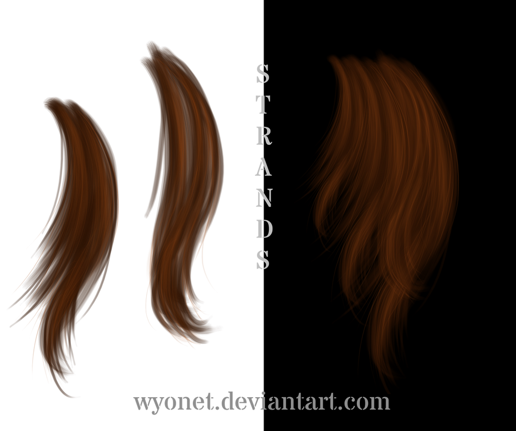 hair strands by Wyonet