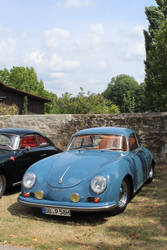 Porsche Oldtimer Blue