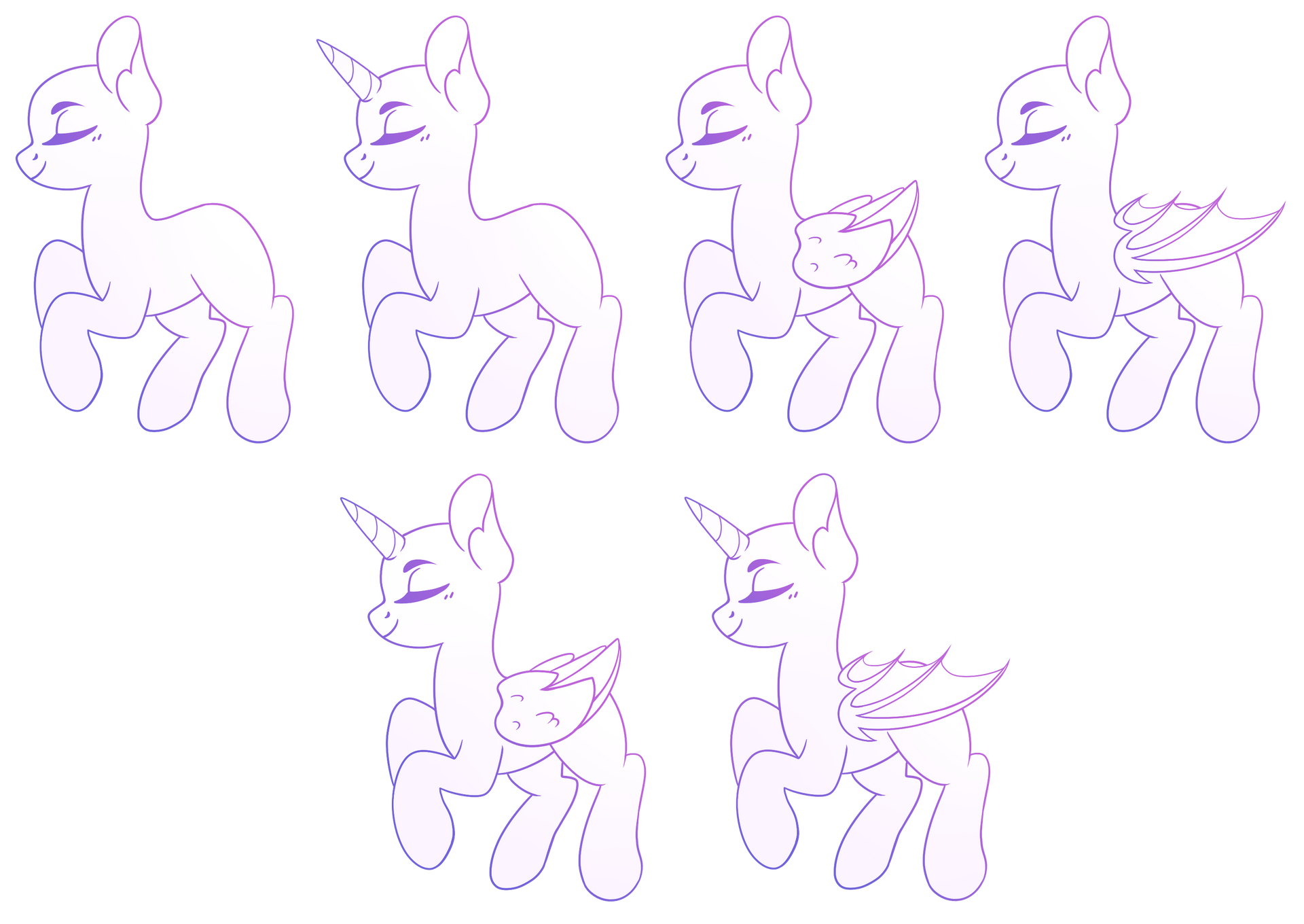 F2U MLP Pony Base