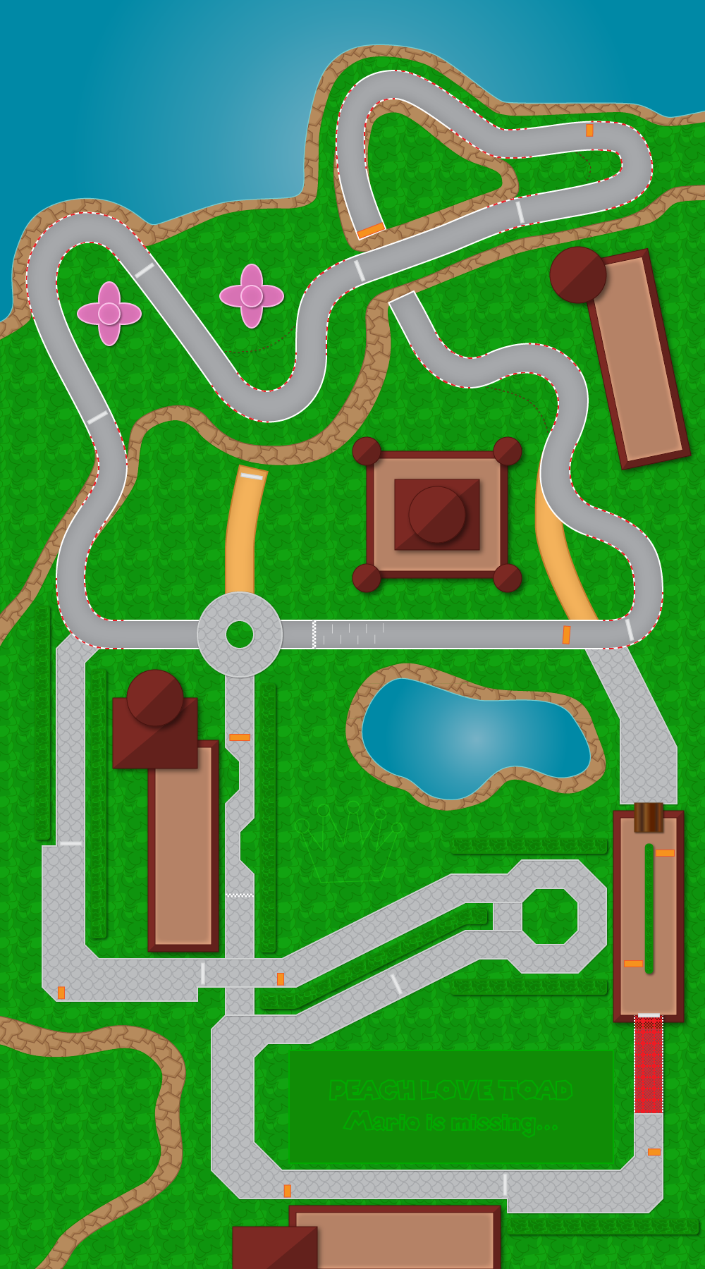 Mario Kart Custom Track - Peach's Race Park (Map) by DispaceTroblex on ...