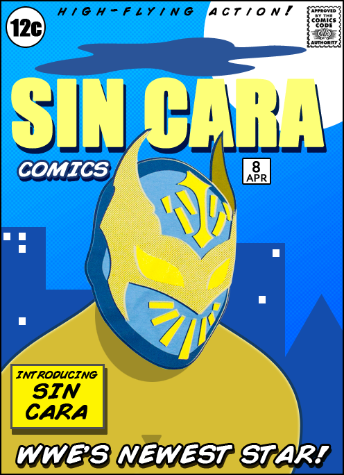 Sin Cara Comic Book Cover