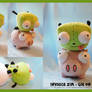 Gir on Pig Custom Made Plushies